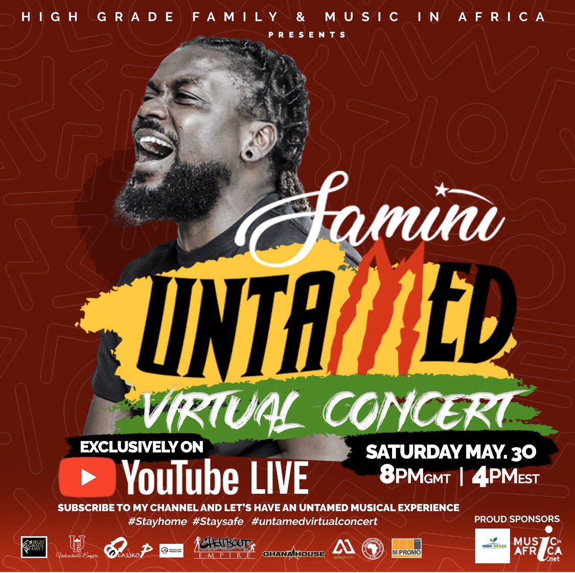 Samini Untamed Virtual Concert Livestream Samini Untamed Virtual Concert Livestream
